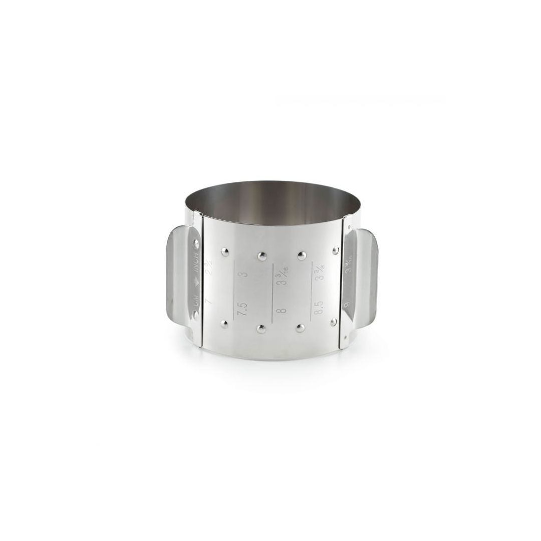 Cercle à tartare ajustable Gourmet Steel