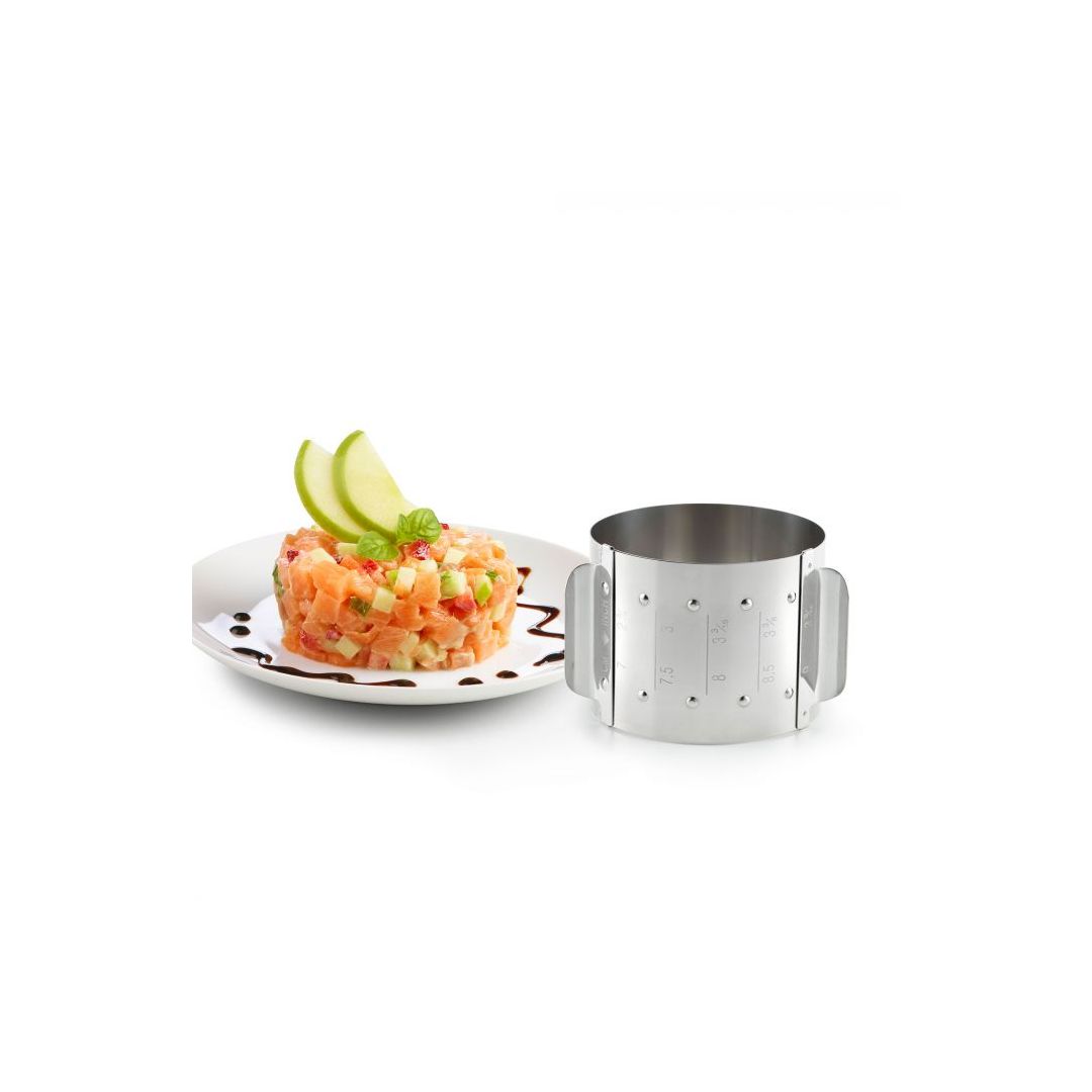 Cercle à tartare ajustable Gourmet Steel