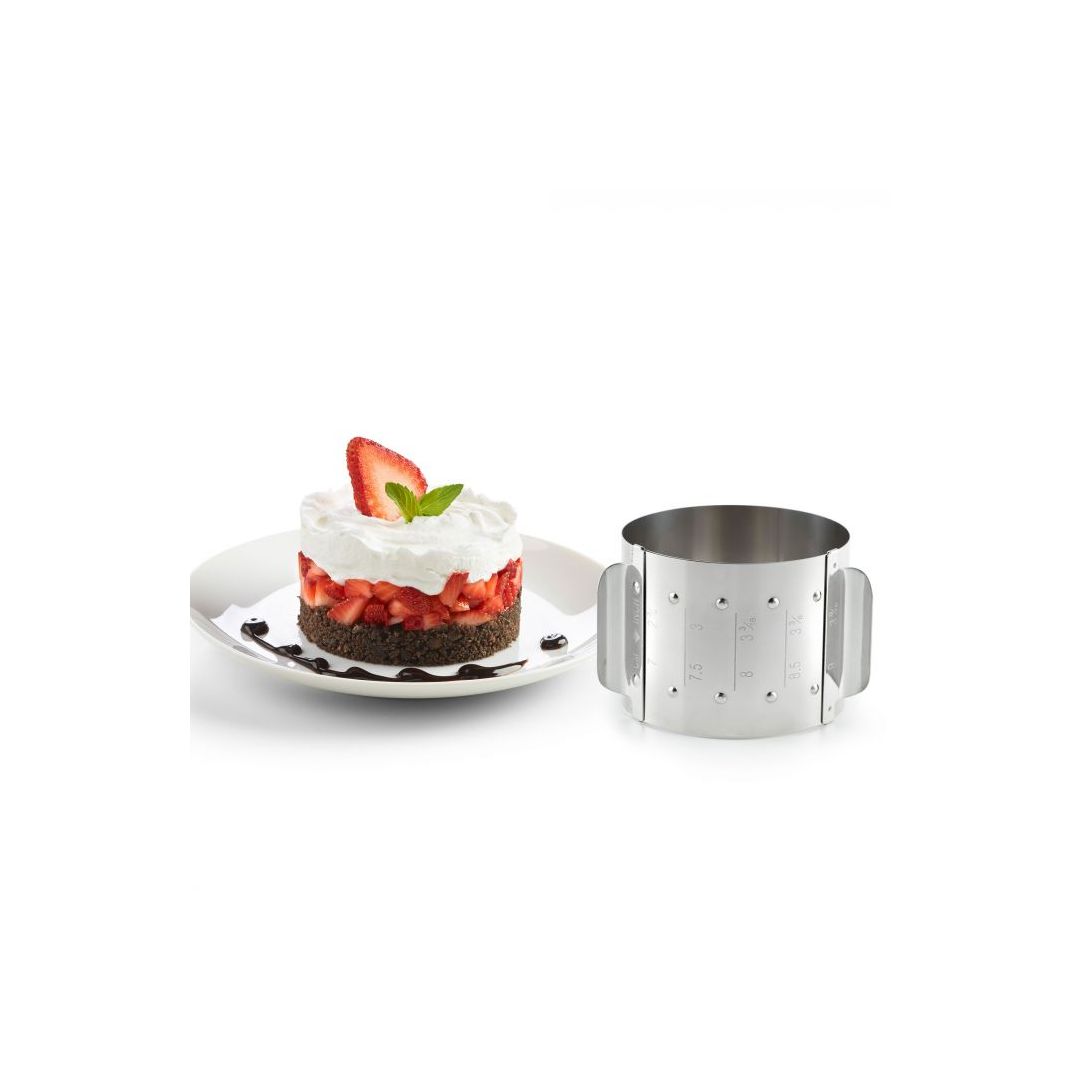 Cercle à tartare ajustable Gourmet Steel