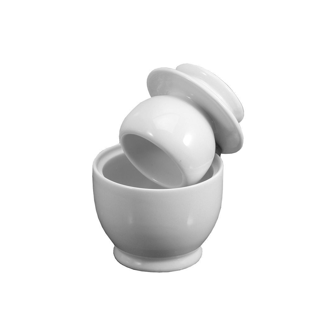 Beurrier breton en porcelaine