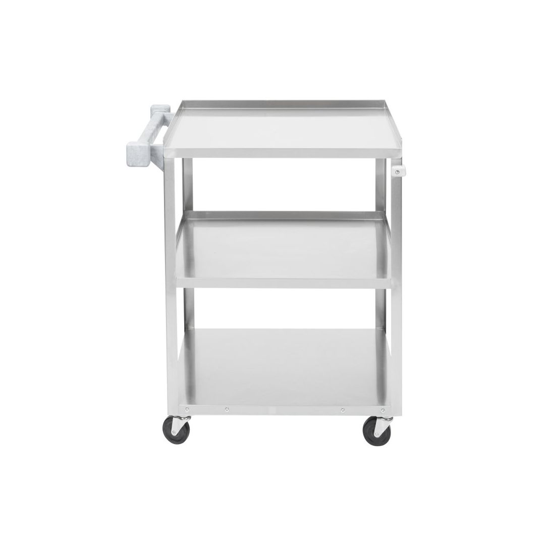 Chariot utilitaire en acier inoxydable pour charge moyenne 27,5" x 15,5"