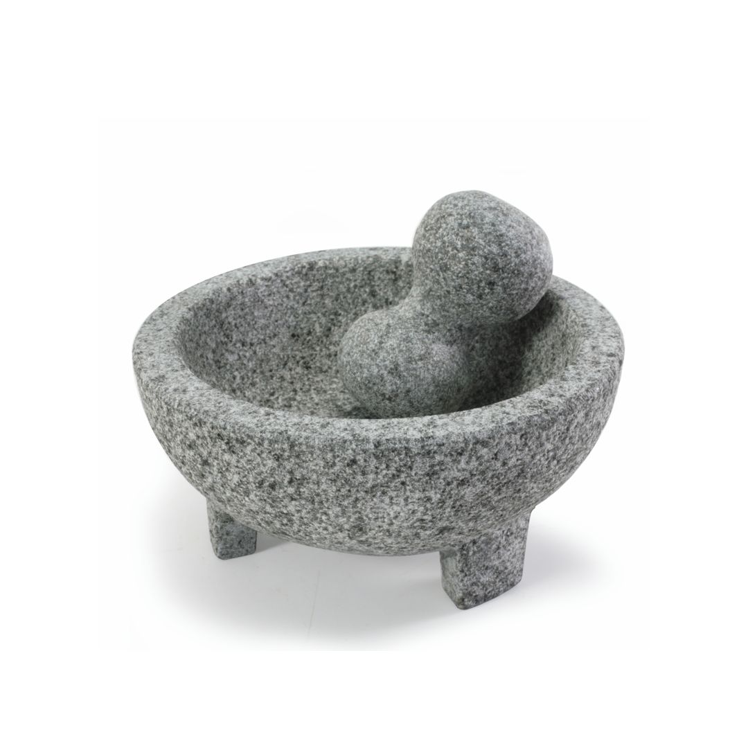 Mortier et pilon en granit Molcajete