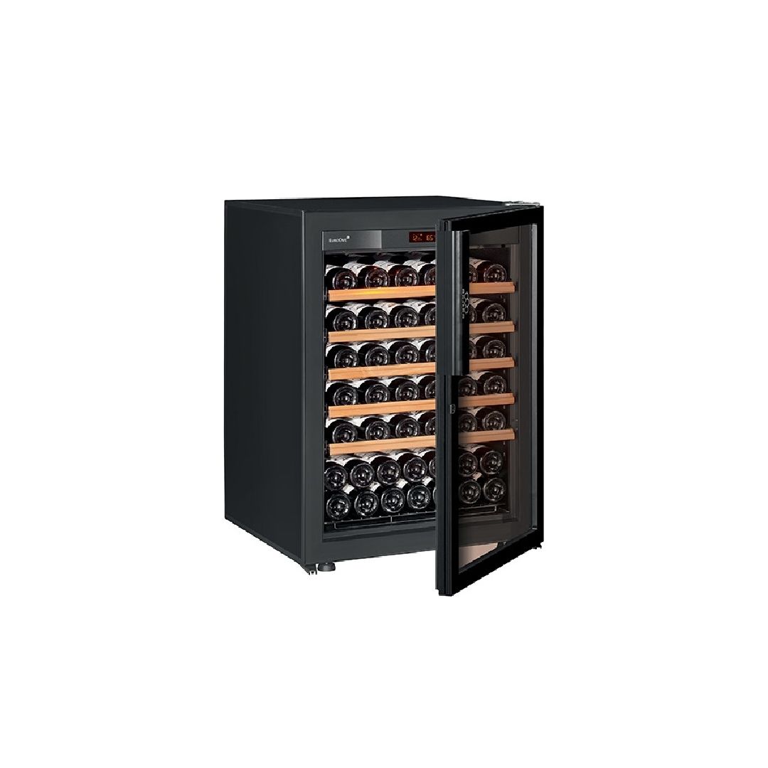 Cellier Pure 1 température, 1 porte vitrée Full Glass - 74 bouteilles