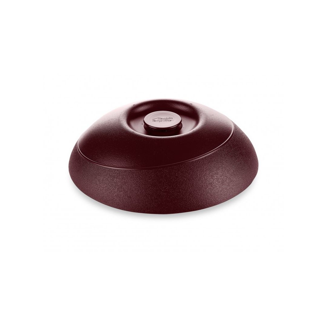 Couvre-assiettes en plastique isolants Allure - Bourgogne (caisse de 12)