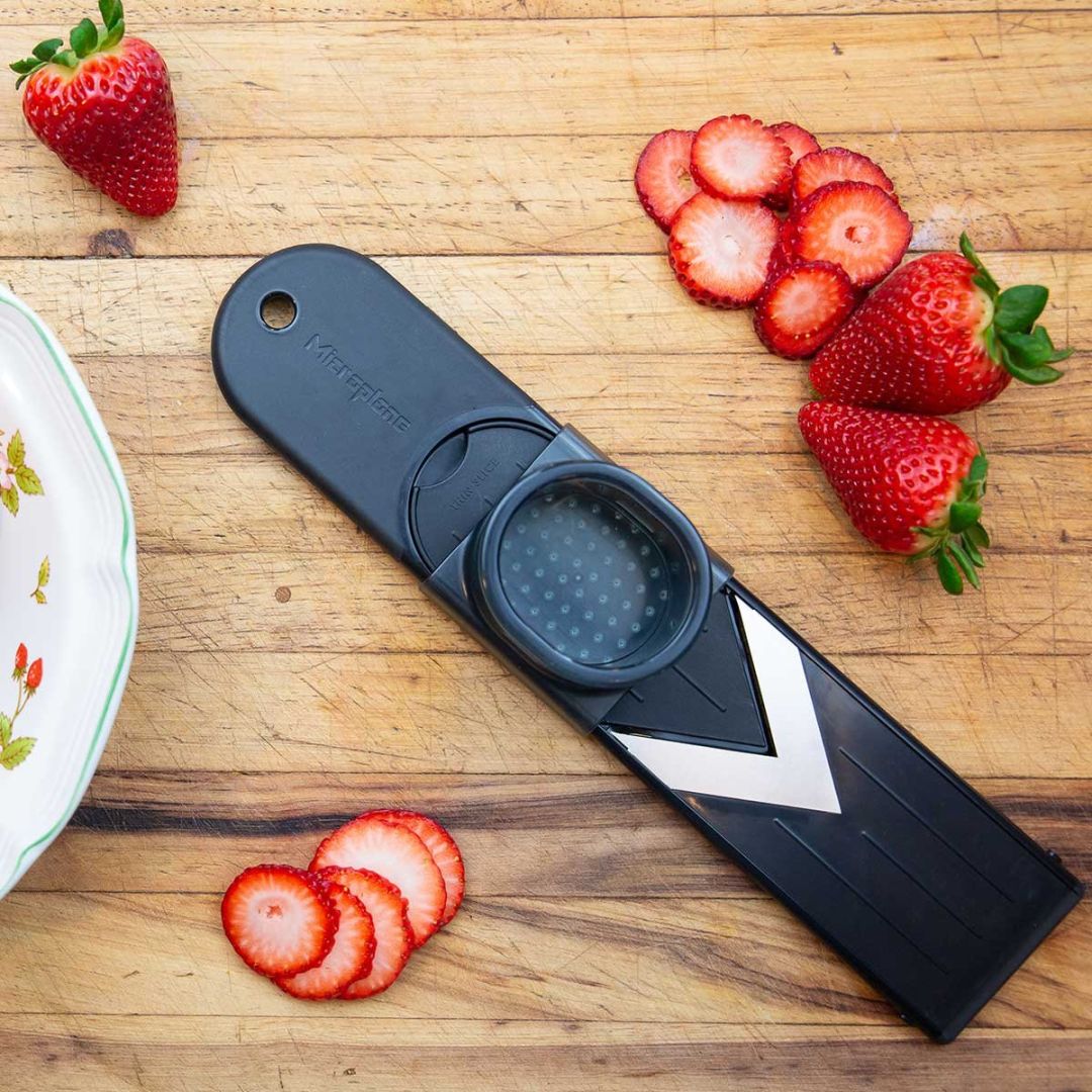 Mini mandoline V-Blade - Noir et gris