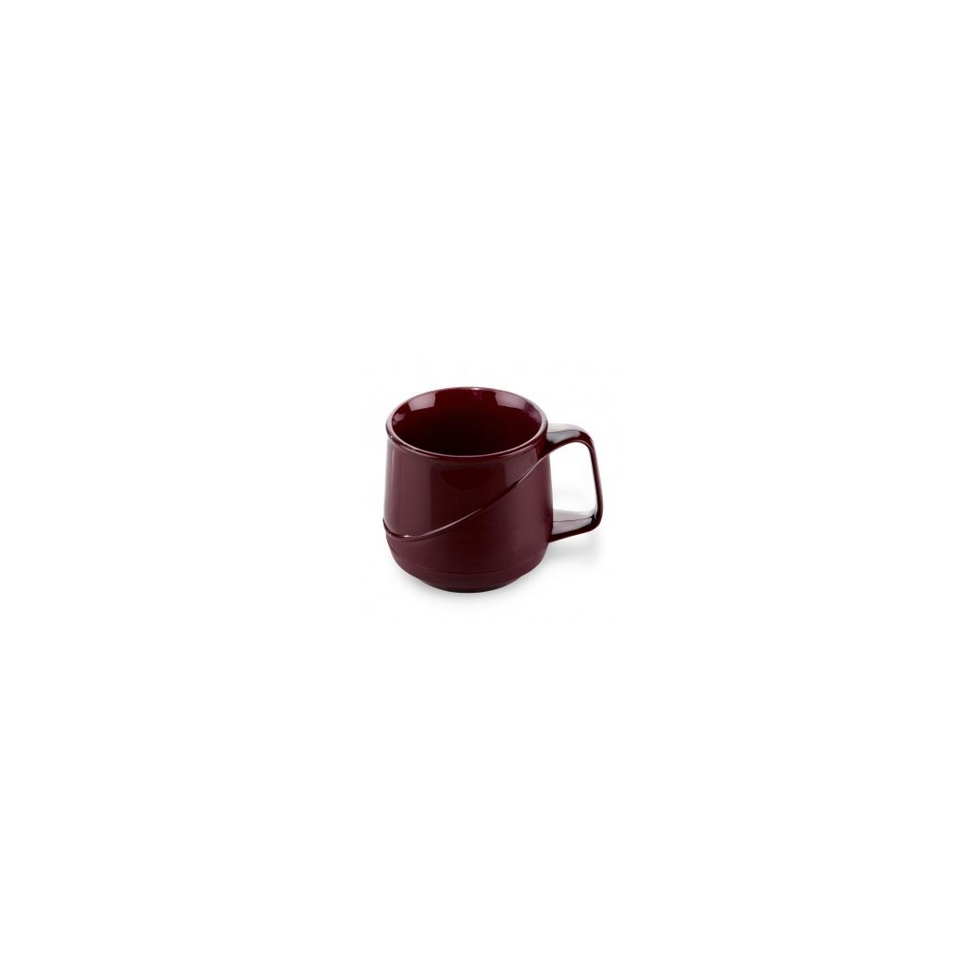 8 oz Allure Insulated Plastic Mugs - Burgundy (48/box)