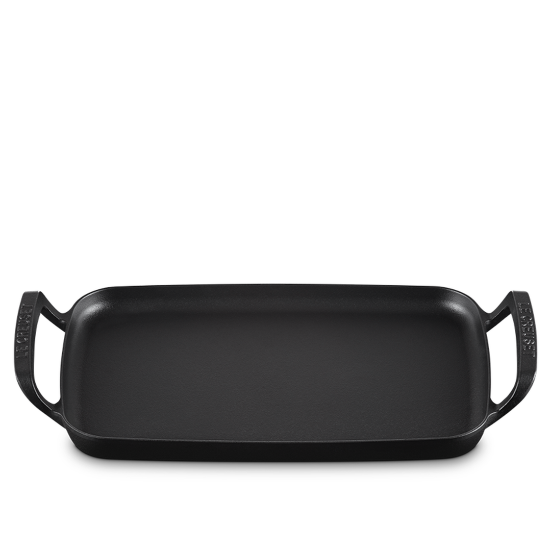 Plaque de cuisson rectangulaire en fonte émaillée 40 cm - Alpine
