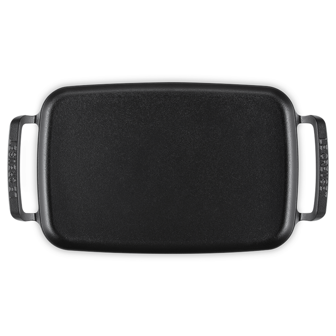 Plaque de cuisson rectangulaire en fonte émaillée 40 cm - Alpine