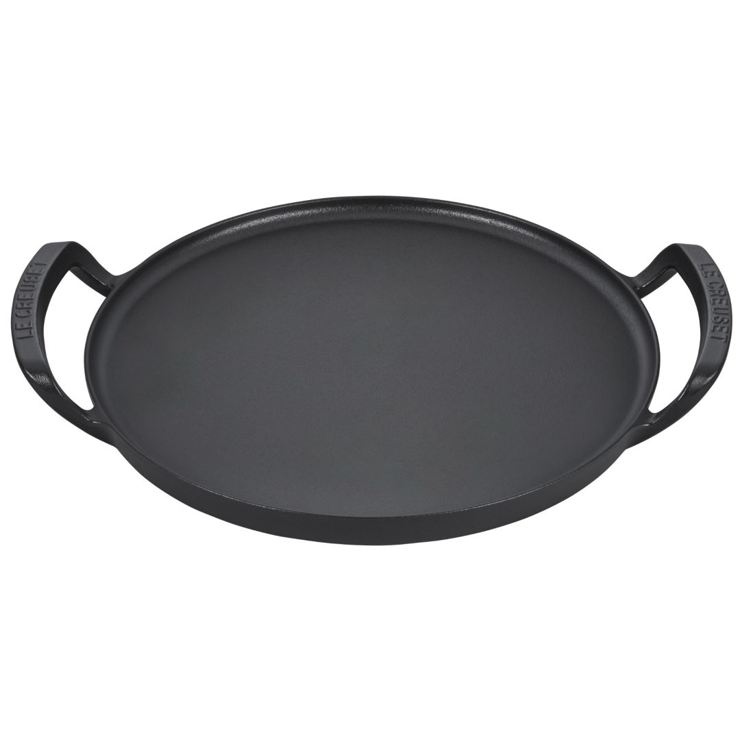 Poêle à pizza en fonte émaillée ronde 35 cm - Alpine
