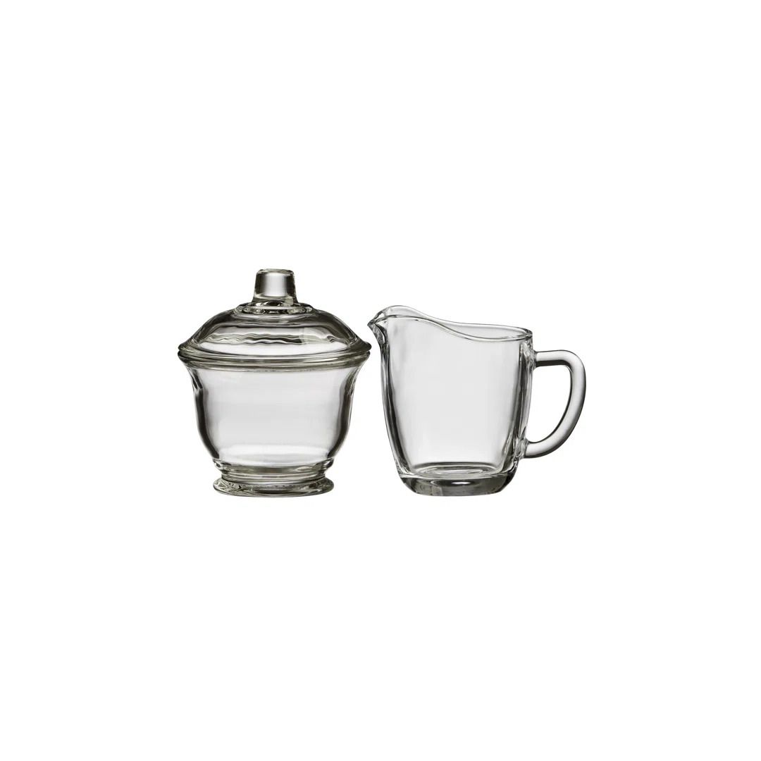 Ensemble crémier et sucrier en verre - Barista
