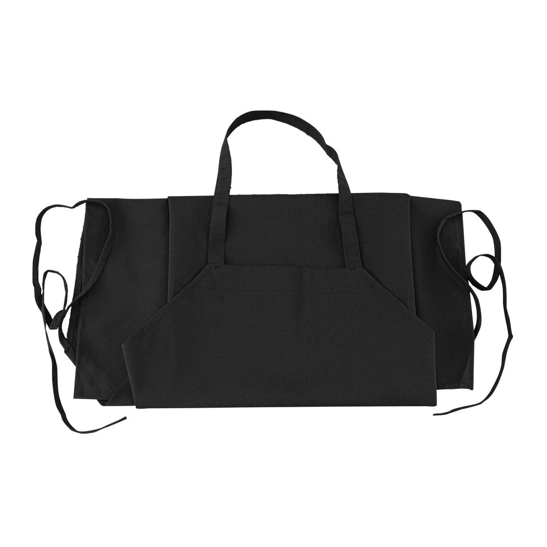 Tablier bavette en polyester - Noir