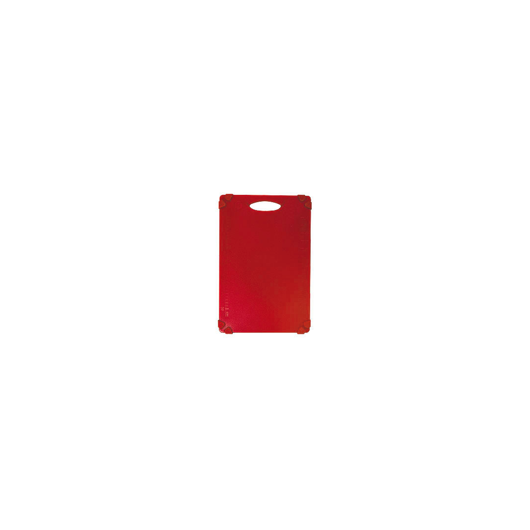 Planche à découper en polyéthylène 18" x 12" - Rouge