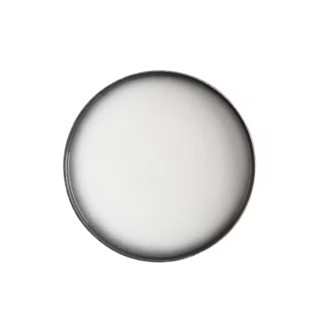 Assiette ronde 21 cm - Caviar Granite  