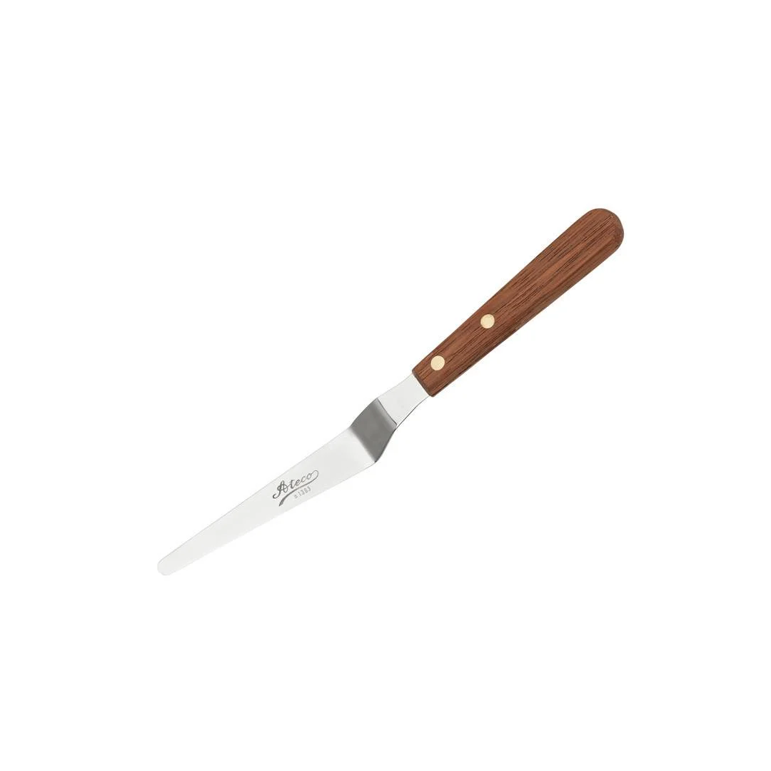Spatule à pâtisserie coudée en acier inoxydable 5"