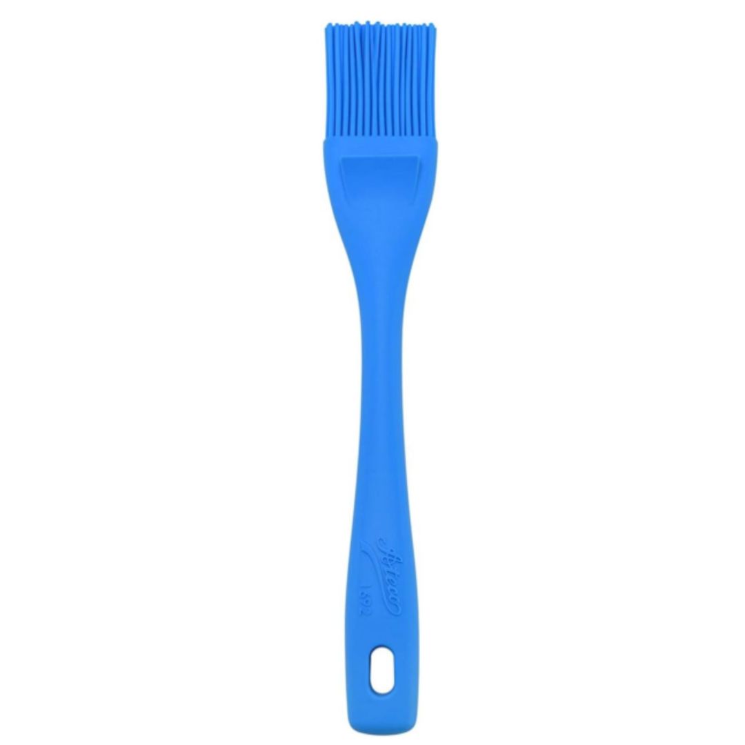 Pinceau plat à pâtisserie en silicone 1.6'' - Bleu