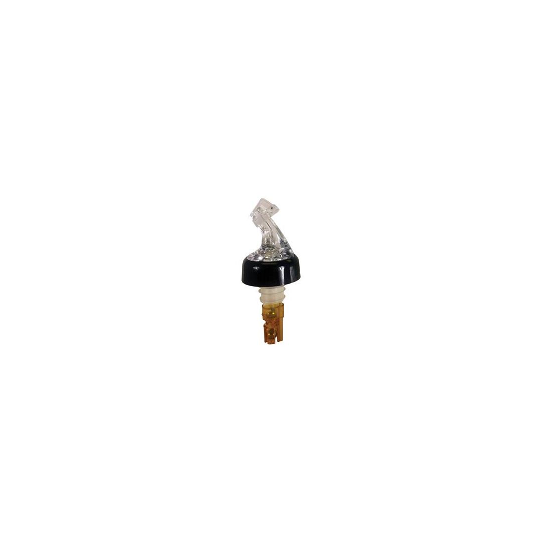 Bec verseur en plastique à débit contrôlé 1 oz - Transparent