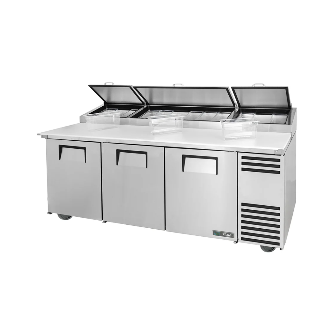 Table de préparation à pizza réfrigérée 93" - 24 bacs