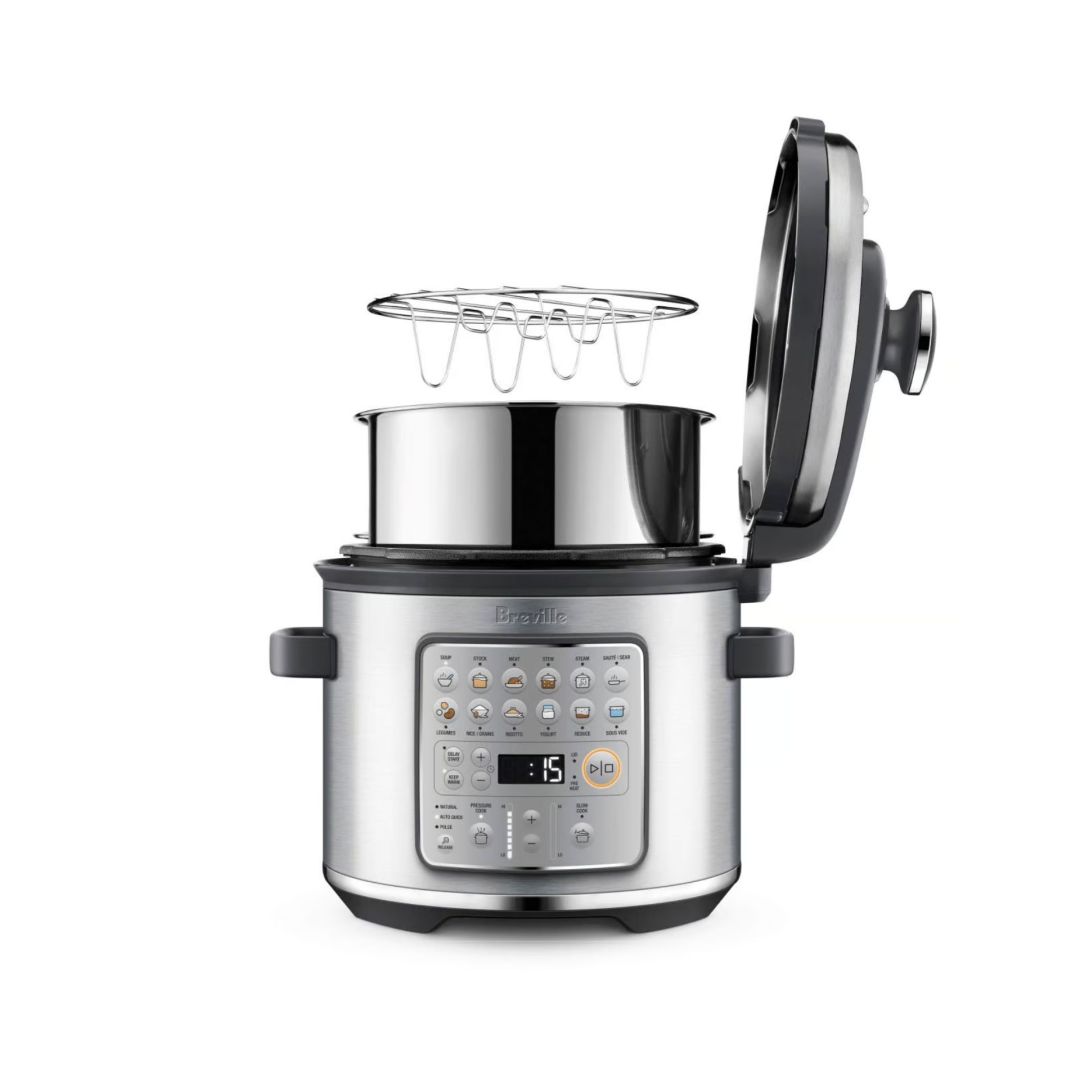 The Fast Slow Go stainless steel multicooker  