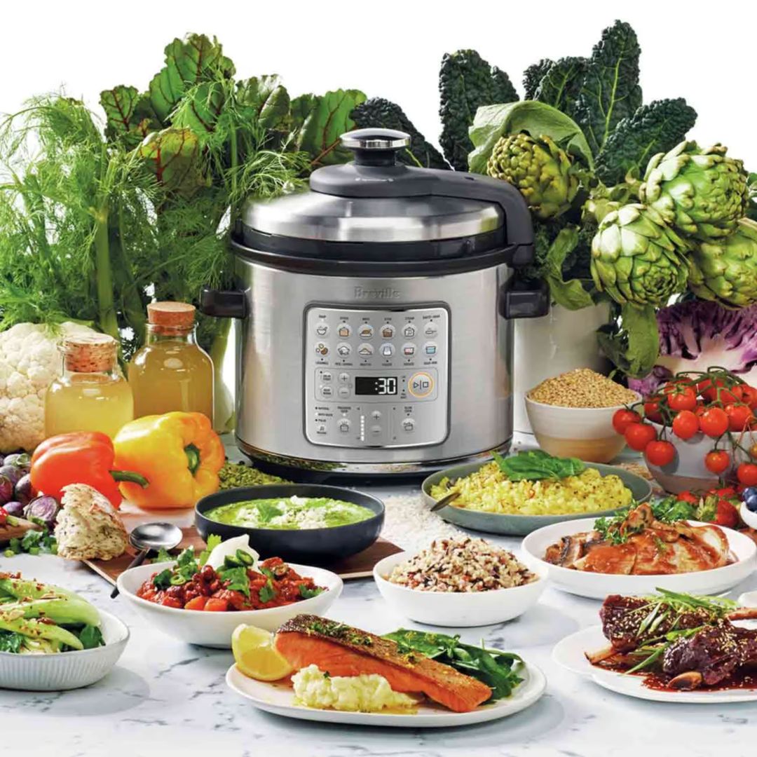 The Fast Slow Go stainless steel multicooker  