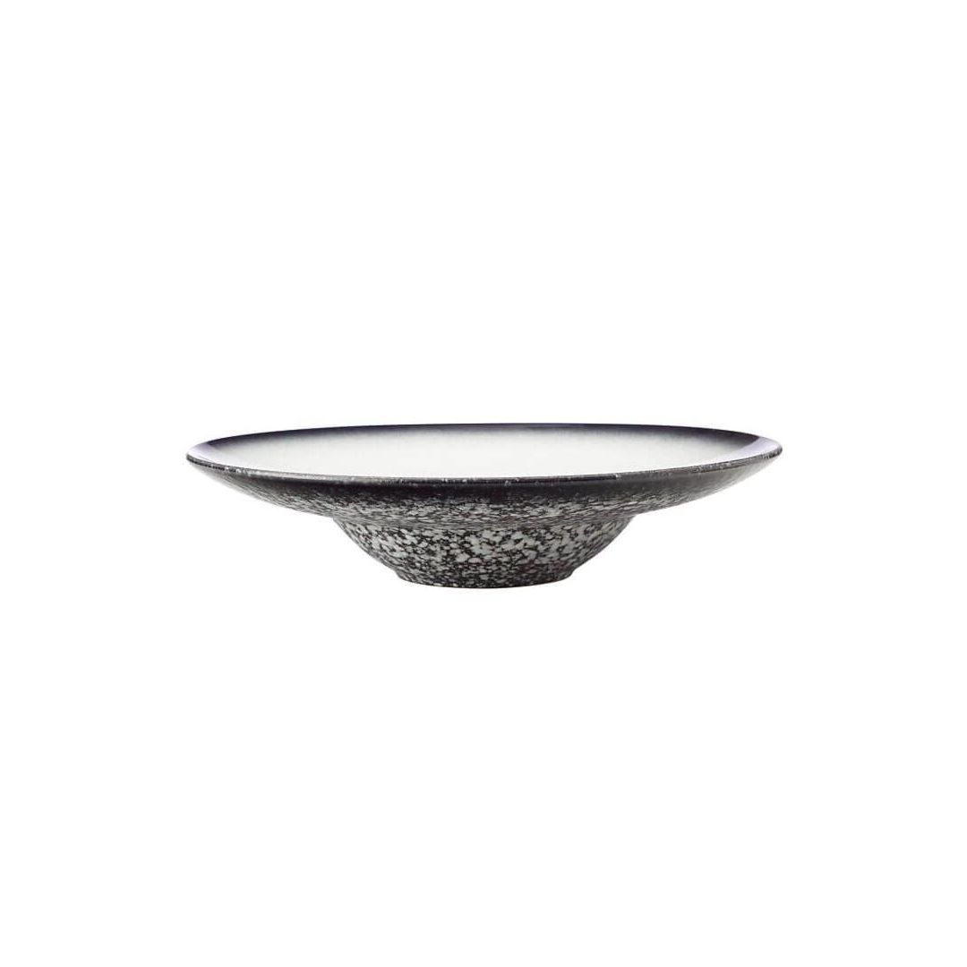 Assiette ronde Show 28 cm - Caviar granite