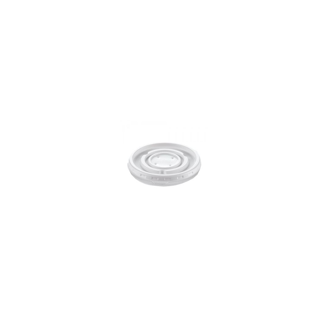 Couvercles jetables ronds pour bols high heat de 5 et 8 oz (caisse de 1000)