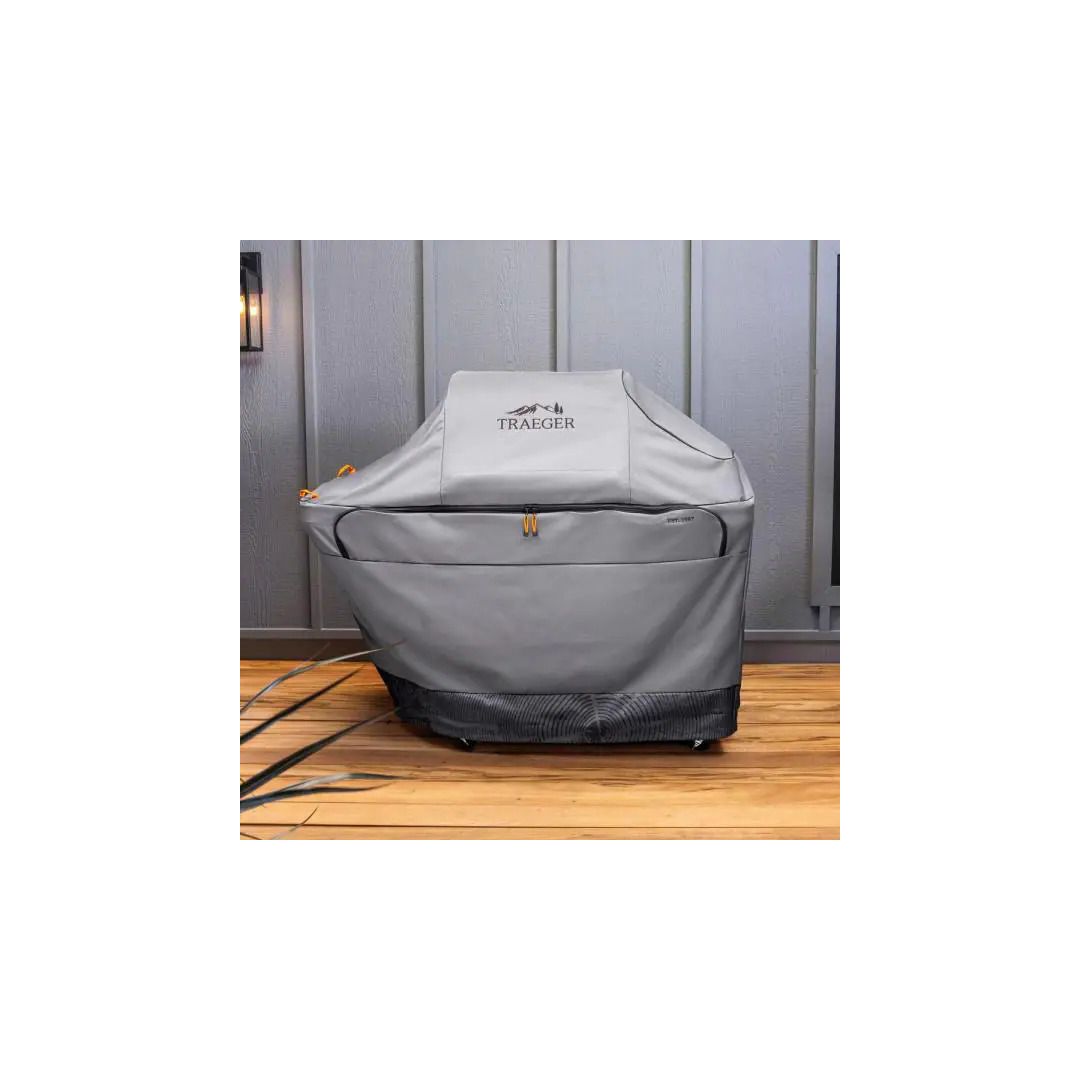 Full length grill cover for BBQ Timberline