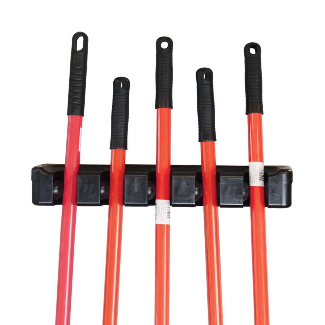 5 Cavity Broom Holder