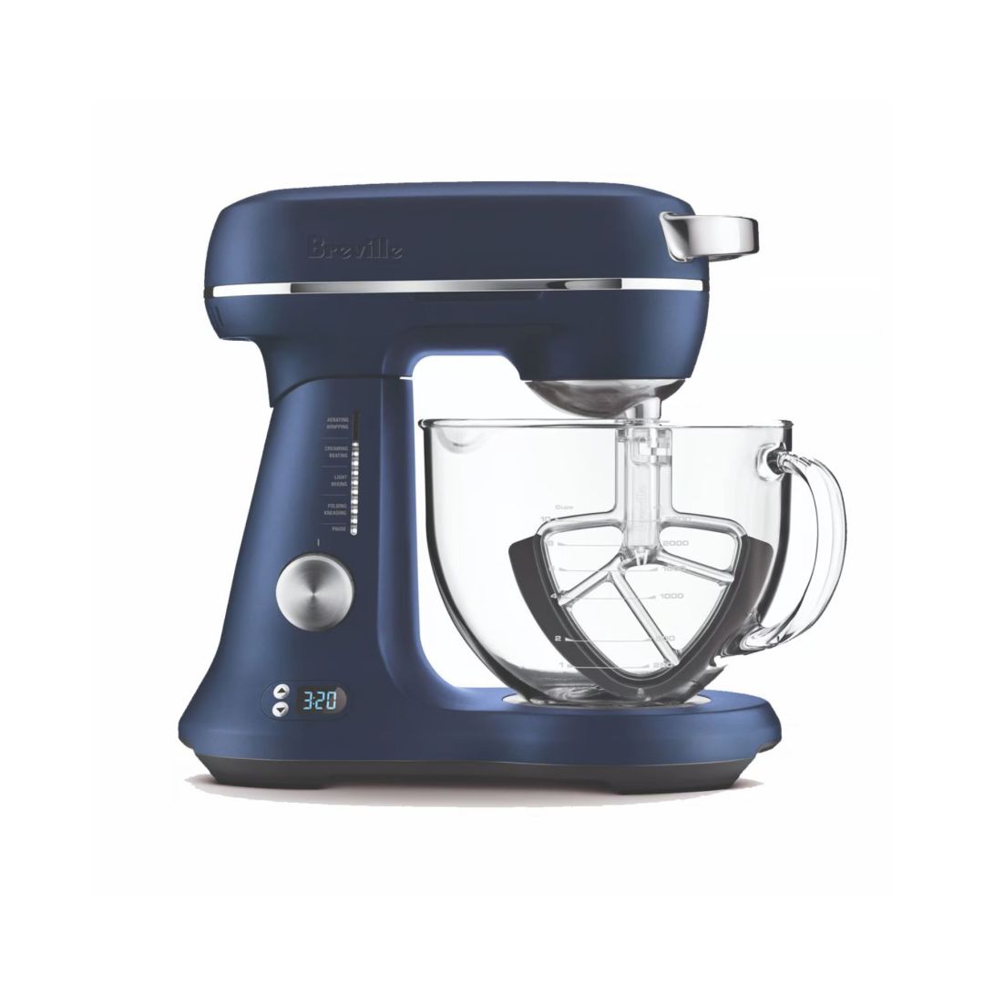 Batteur sur socle The Bakery Chef - Bleu Damas  