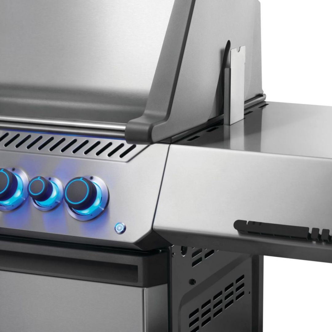Prestige 500 RSIB Propane Gas BBQ with Infrared Side and Rear Burner – Stainless Steel