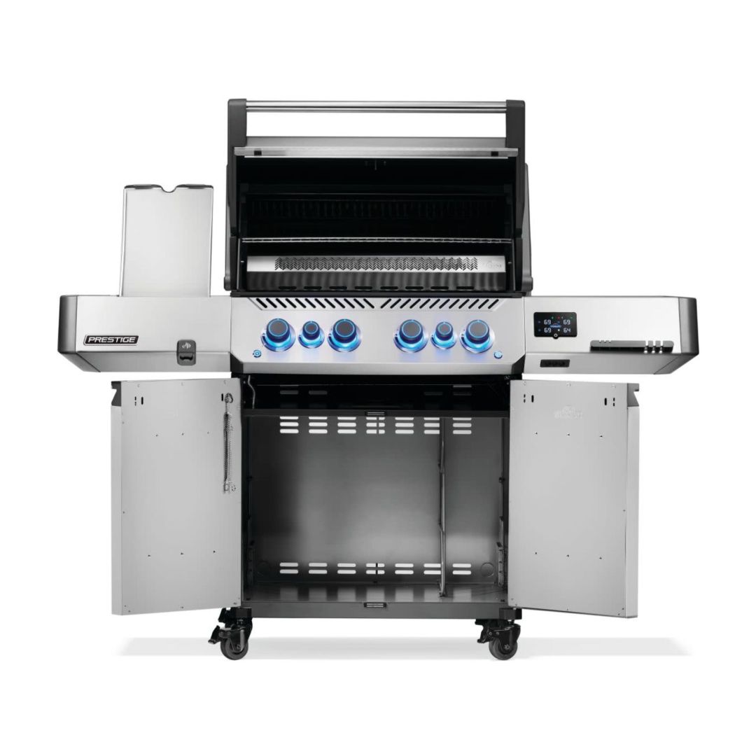 Prestige 500 Connected RSIB Natural Gas BBQ with Infrared Side and Rear Burner - Stainless Steel