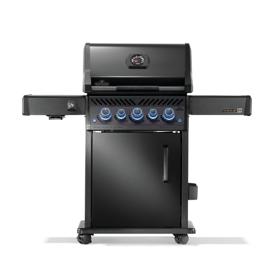 BBQ au gaz naturel Phantom Rogue PRO-S 425 RSIB avec brûleurs latéral et arrière infrarouges – Noir mat