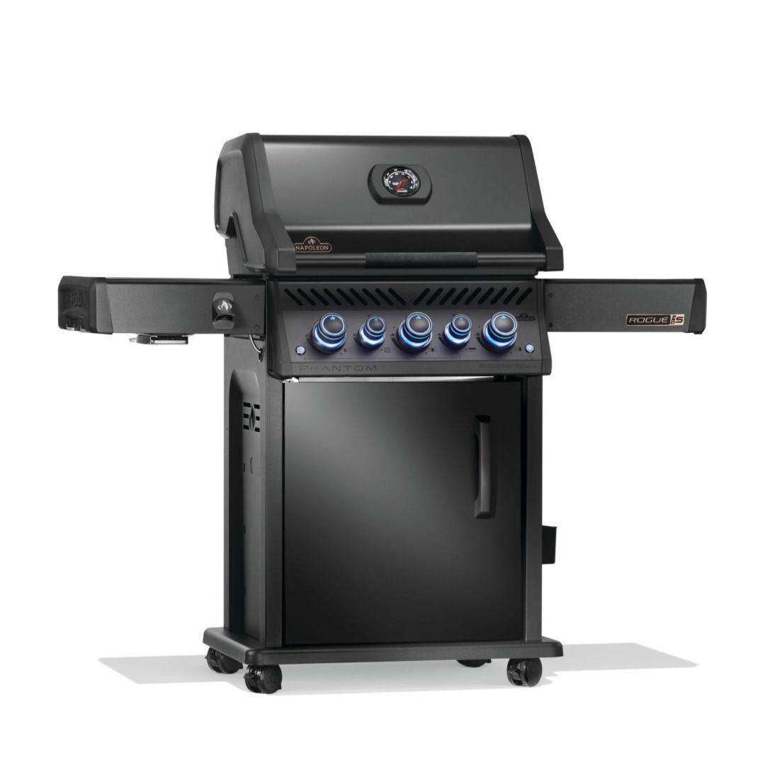 BBQ au gaz naturel Phantom Rogue PRO-S 425 RSIB avec brûleurs latéral et arrière infrarouges – Noir mat