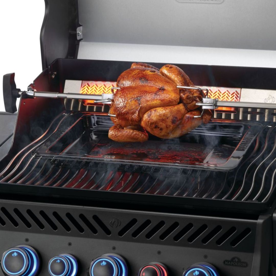 BBQ au gaz naturel Phantom Rogue PRO-S 425 RSIB avec brûleurs latéral et arrière infrarouges – Noir mat