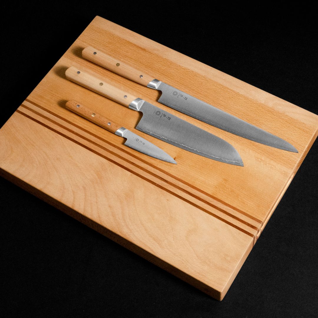 Planche à découper moyenne 17" x 13" x 1,5" - Hêtre beige