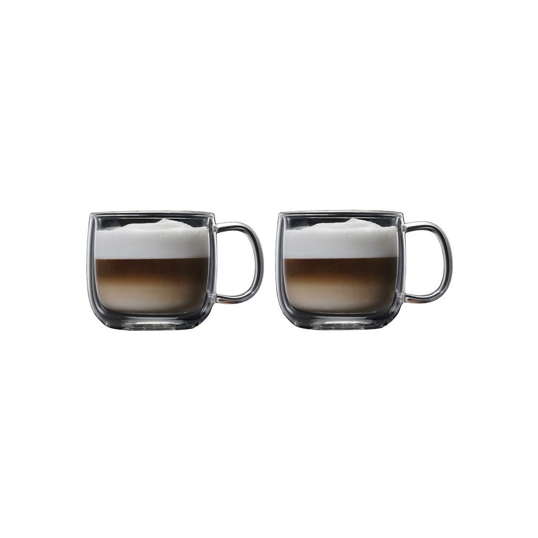 Ensemble de deux tasses en verre à double paroi 16,1 oz