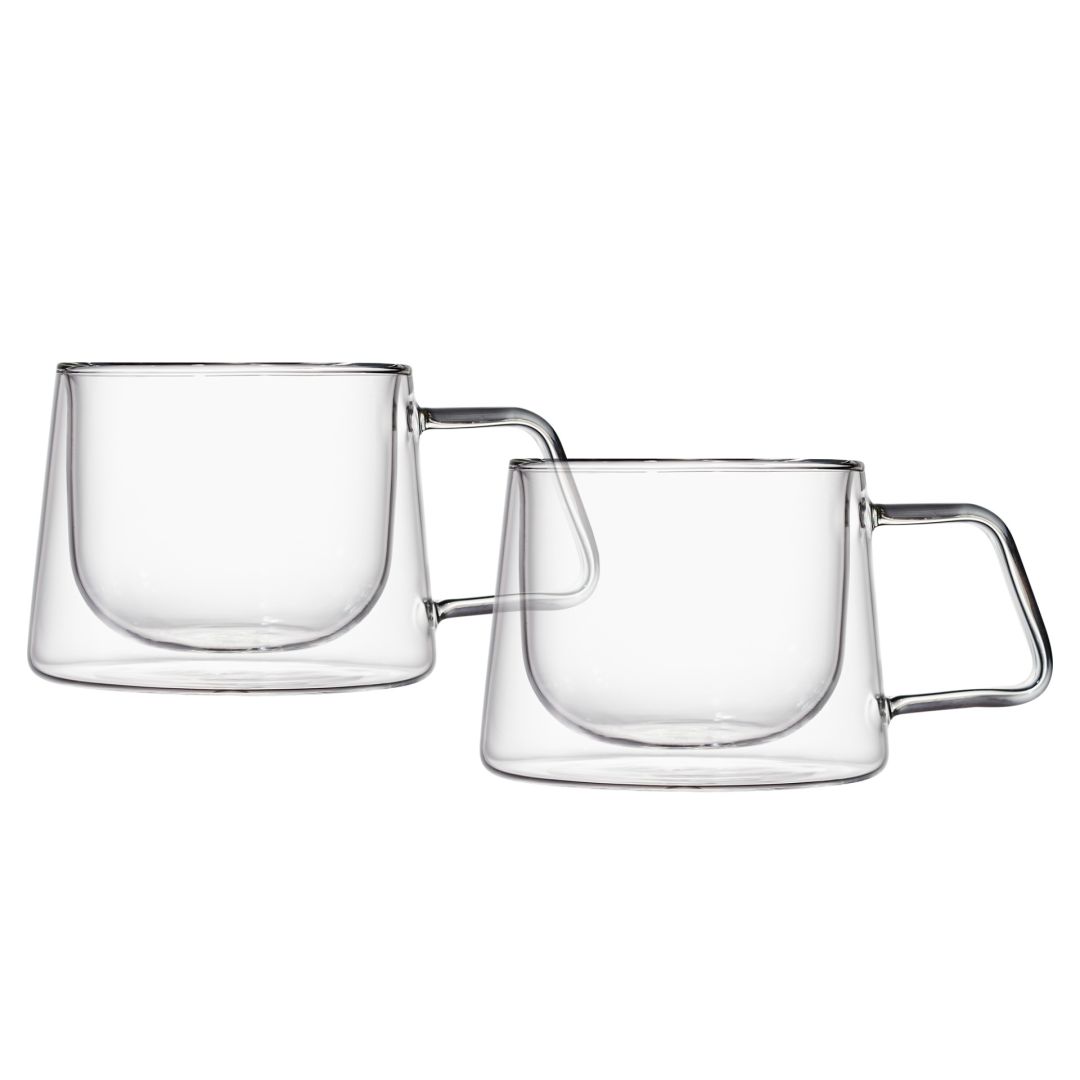 Ensemble de 2 tasses à latté double paroi 12,8 oz - Barista Gem