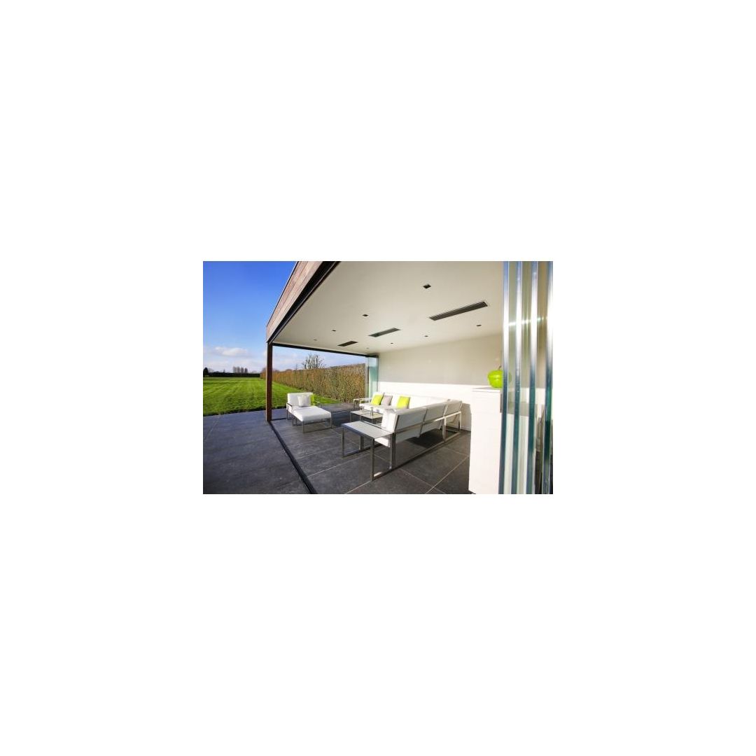 Chauffe-terrasse électrique Platinum Smart-Heat - Noir