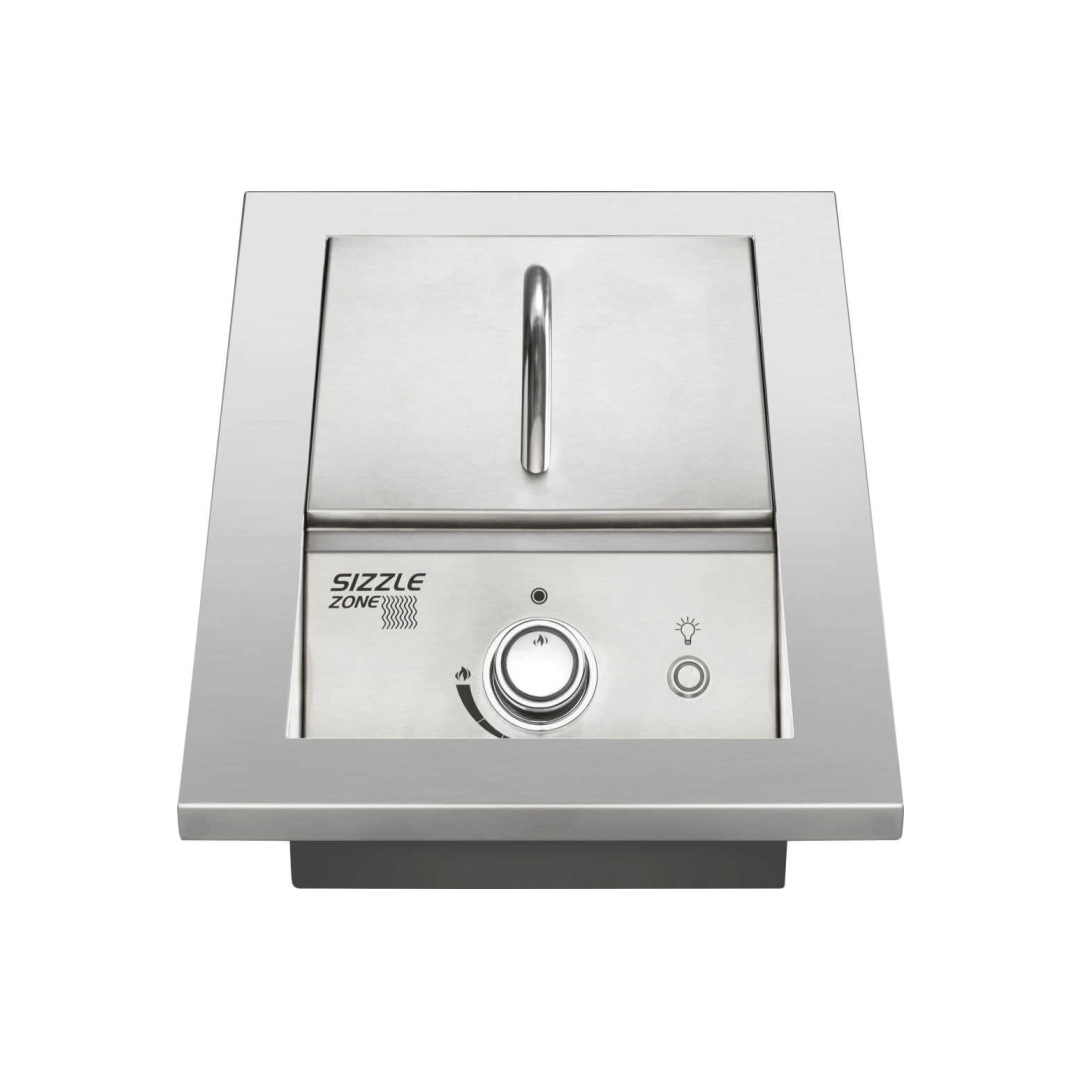 Brûleur infrarouge simple au gaz propane Sizzle Zone 10" - Acier inoxydable
