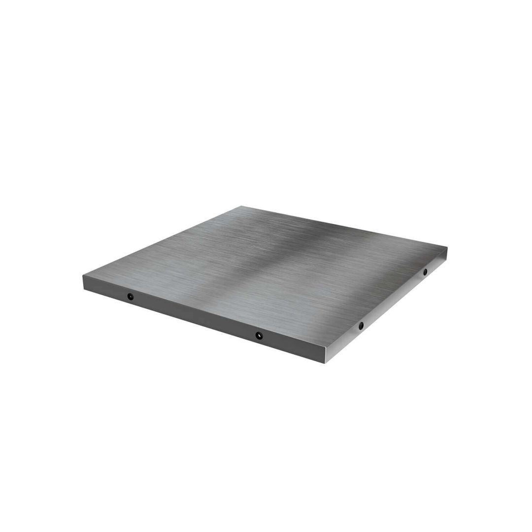 Surface en acier inoxydable pour système modulaire