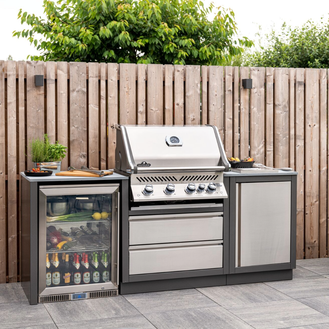 BBQ encastrable au gaz propane Prestige Pro 500 RB - Acier inoxydable