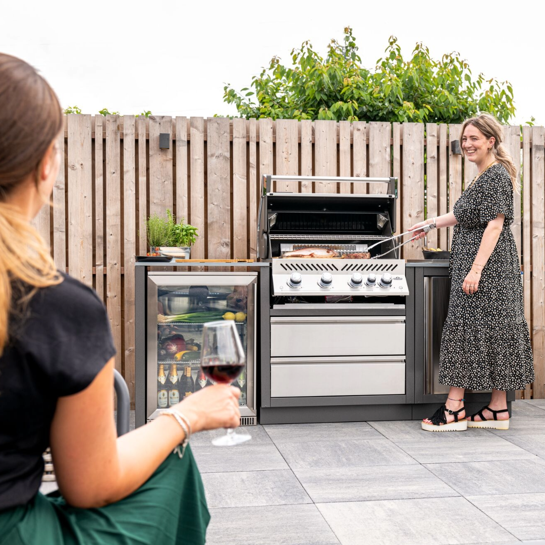 BBQ encastrable au gaz propane Prestige Pro 500 RB - Acier inoxydable