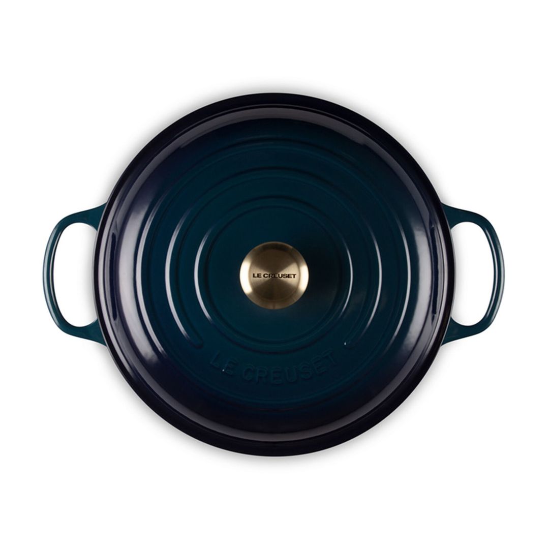 3.5 L Enamelled Cast Iron Braiser with Lid - Agave
