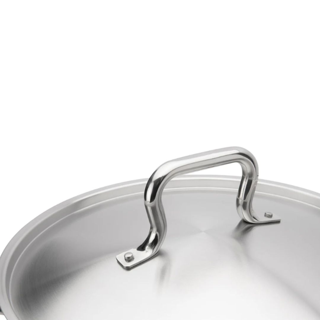 Braisière en acier inoxydable avec couvercle 28,4L - Elements
