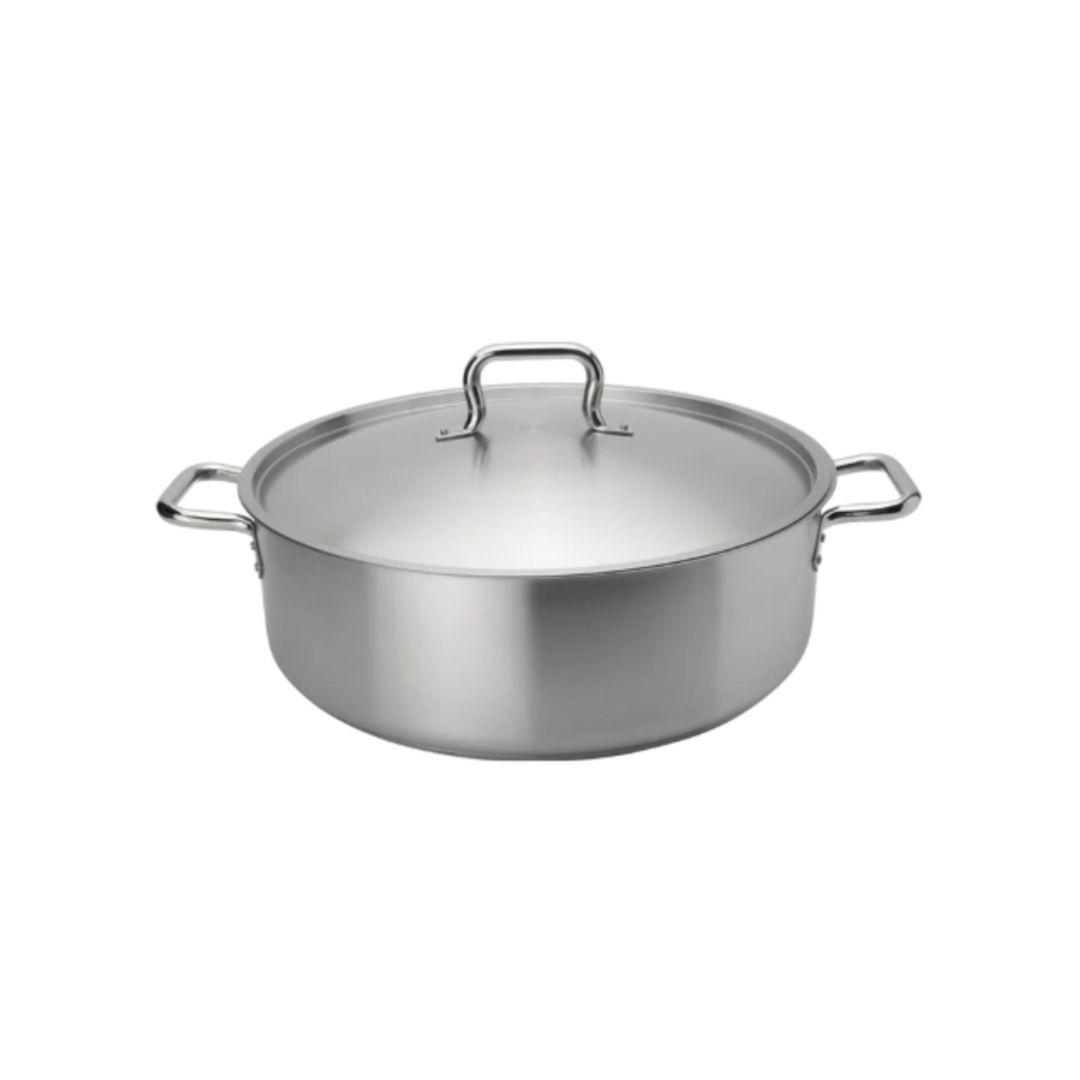 Braisière en acier inoxydable avec couvercle 28,4L - Elements