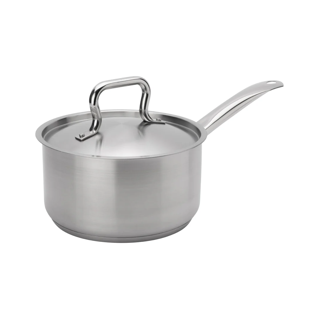 Casserole basse en acier inoxydable 3,5 L avec couvercle - Elements