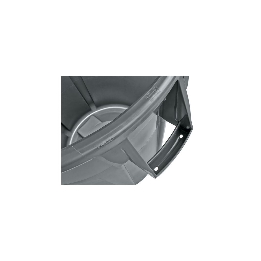 Poubelle Brute 75,7 L - Gris