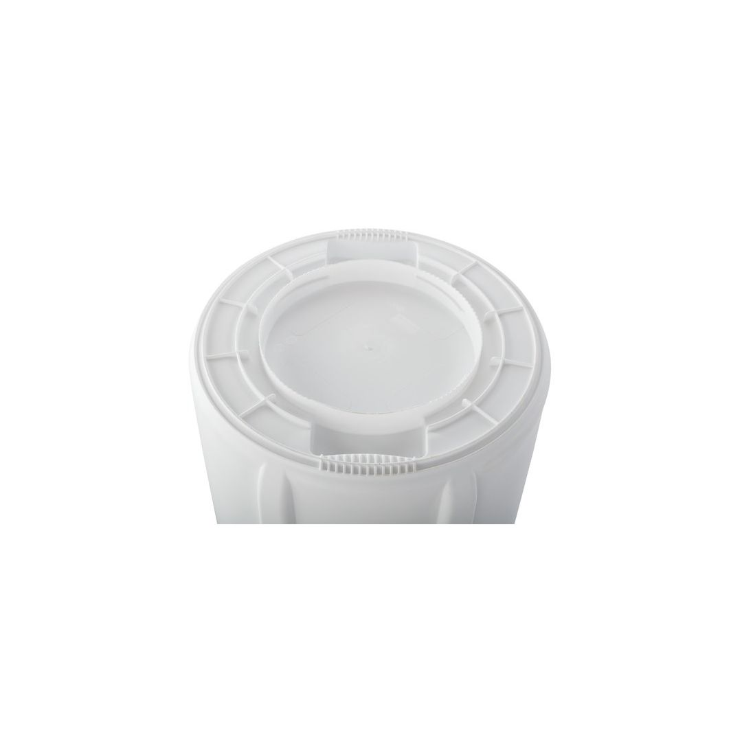 Poubelle Brute 37,9 L - Blanc