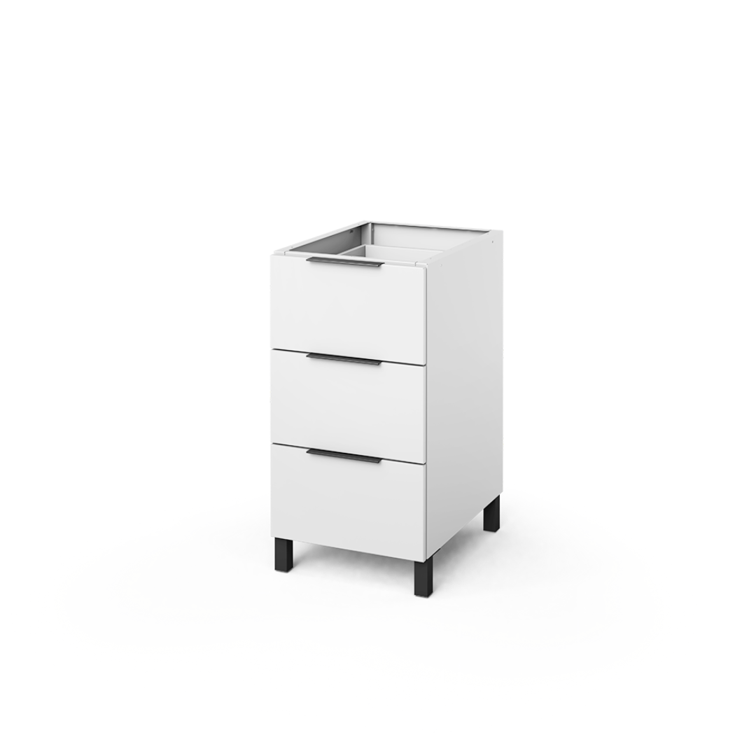 Armoire de rangement à tiroirs - Essence (tempête de neige)
