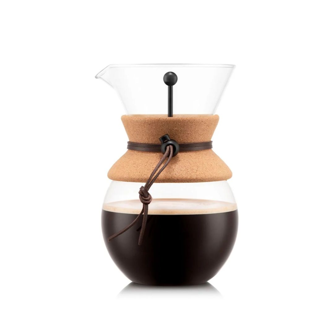 Pour Over coffee maker with permanent filter 1L  