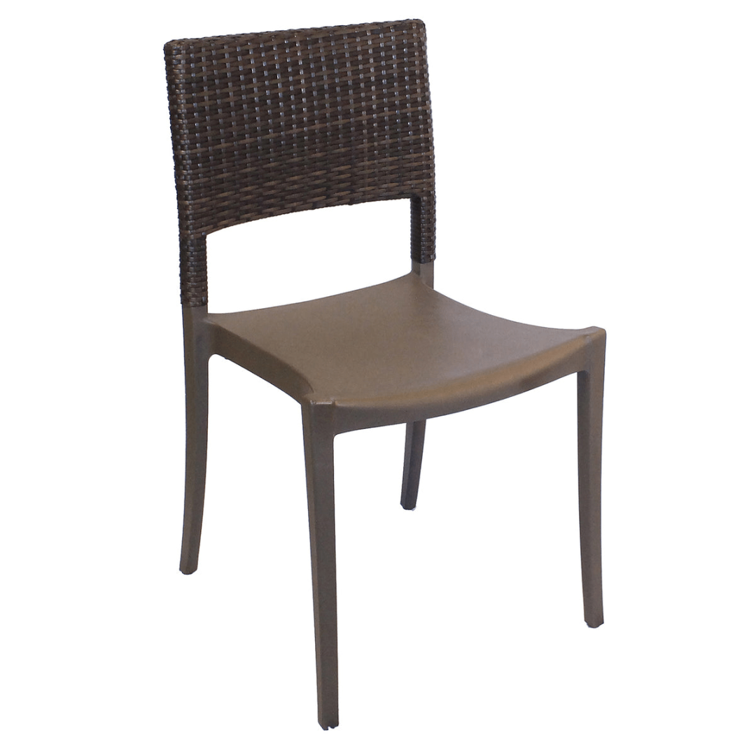 Java Resin Sidechair - Bronze